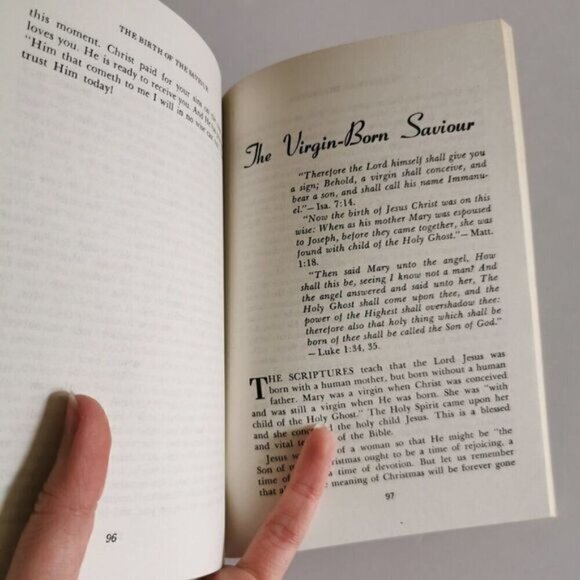 1955 "I Love Christmas" John Rice Paperback, Sword of the Lord Religious Book - Picture 9 of 9